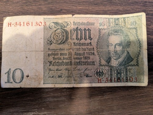 Deutschland reichsmark 10 - 10, reichsmark,