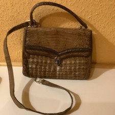  Vintage Krokodil Handtasche in neuwertigem  Zustand 