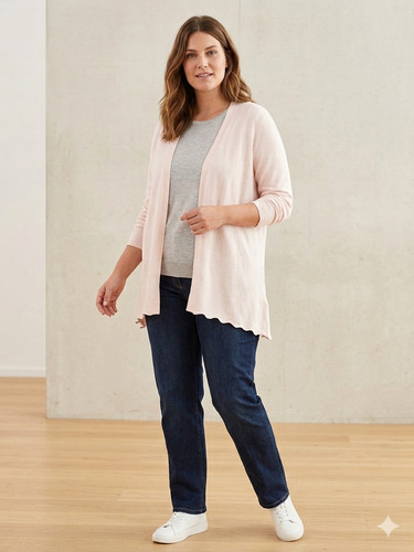 Weicher cardigan rose - cardigan, in