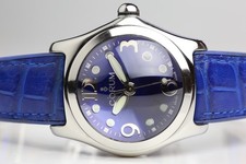 Corum Bubble Quartz Damenuhr, blaues Zifferblatt, 99.150.20