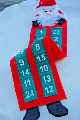Weihnachtsmann adventskalender - weihnachtsmann,