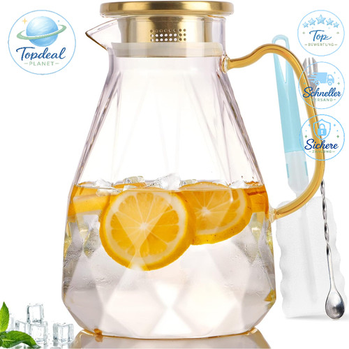 Wasserkaraffe liter mit - wasserkaraffe, 2,2