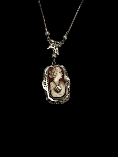 Art deco halskette mit - halskette,