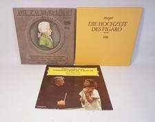 3-tlg. Konvolut Vintage Vinyl Klassik LP Boxen Zauberflöte Figaro Mozart Konzert