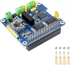 2-Kanal Isoliertes CAN Bus HAT für Raspberry Pi 5/4B/3B+ Stackable Erweiterung