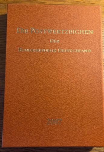Bund jahrbuch 2007 postfrisch - bund,
