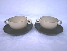 ROSENTHAL TERRA CAMPAGNA Studio line 2 Suppentassen 2 Untertassen 2 Suppengedeck