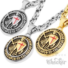 Kreuzritter-Amulett Bibelvers