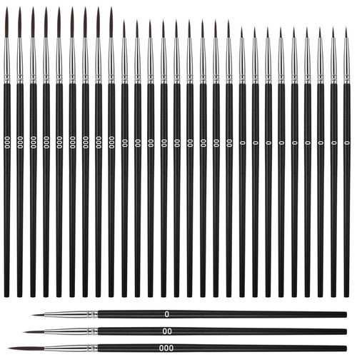 Feine pinsel set - 30, stück