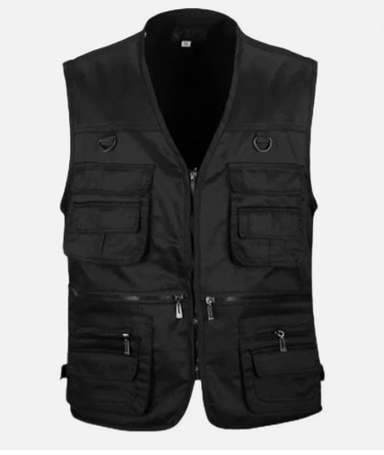 Herren safari weste mit vielen - herren,