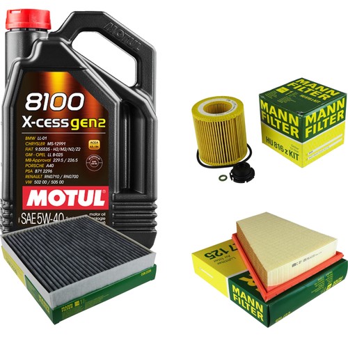 Mann inspektionspaket motul - inspektionspaket, 5l
