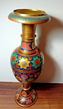 Große schwere Messing Vase