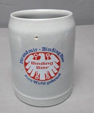 Binding Bier Bierkrug Krug 0,5 L Steinzeug Keramik "Zum Wohl gebraut" C 653