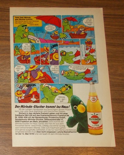 Seltene werbung mirinda - seltene,