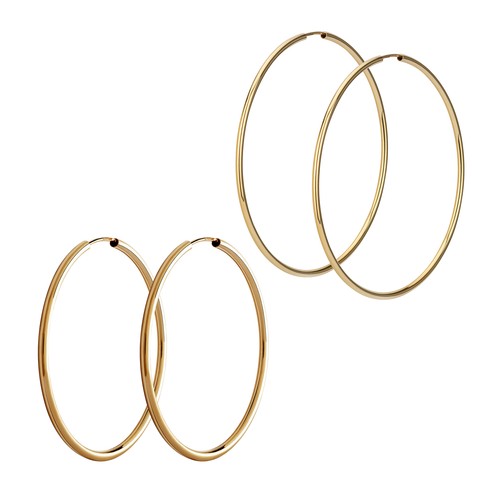 Creolen karat gelb gold - creolen, 14