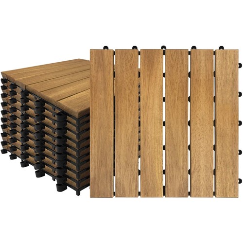 Akazienholz holzfliesen mosaik - akazienholz,