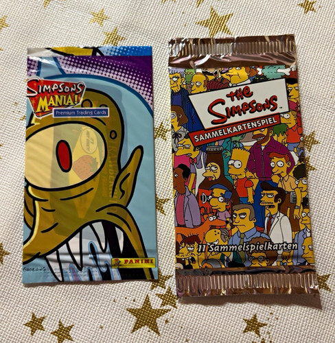 The simpsons trading cards - 2x,