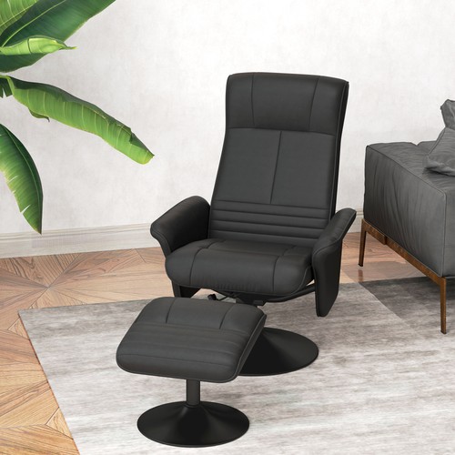 Homcom relaxsessel mit - mit, hocker
