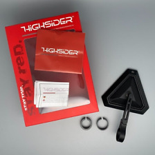 HIGHSIDER TETRA LENKERENDENSPIEGEL SCHWARZ ALU SCHWARZMATT KURZ RECHTS LINKS