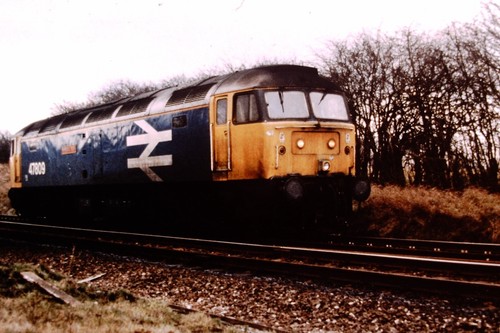 1980er british rail diesellok - rail,