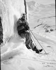 Foto-Negativ, WK2, Norwegen, Gebirgsjäger in Geilo, am Gletscher, 5026-911/57