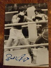 Rudi Fink (Boxen, OS 1980, DDR) - Handsignierte Autogrammkarte (Original)