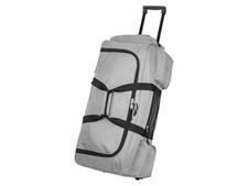 TOPMOVE® Trolley-Reisetasche, Rollen mit Kantenschutz (Grau) - B-Ware neuwertig