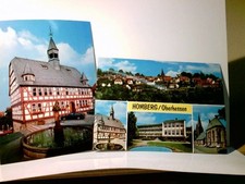 Homberg an der Ohm / Hessen. 2 x Alte Ansichtskarte / Postkarte farbig, ungel. c