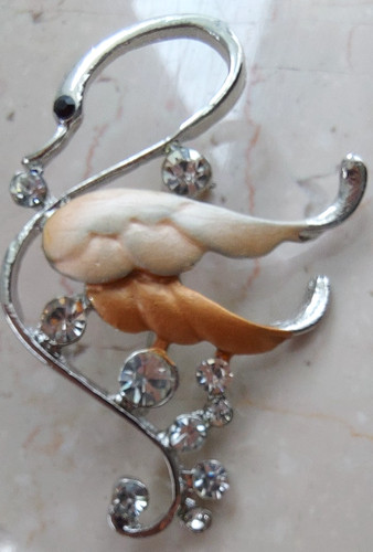 Brosche strass glitzer - brosche,