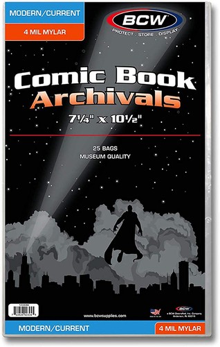 Bcw mylar current comic - bcw, book
