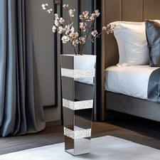 Bodenvase gespiegelte Glasvase