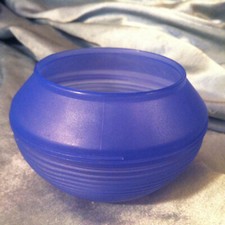 Tupperware D60 Mozart Dekobiene Garnierhilfe blau ersatzteil unterteil behälter