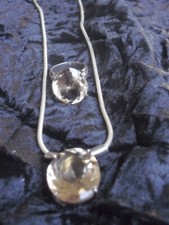 SILBERCOLLIER /RING mit