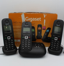 Gigaset A540A Trio DECT Telefon Festnetz Anrufbeantworter Bunt drei Schnurlos