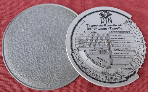 Agfa belichtungstabelle tages - belichtungstabelle,