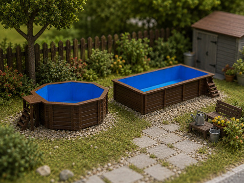 Holzpool für modellbahn - für,