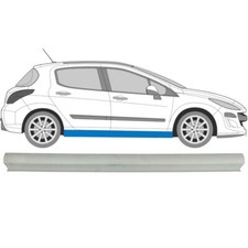 Für Peugeot 308 2007-2013 3/5 Tür Schweller Reparaturblech Unterteil / Rechts