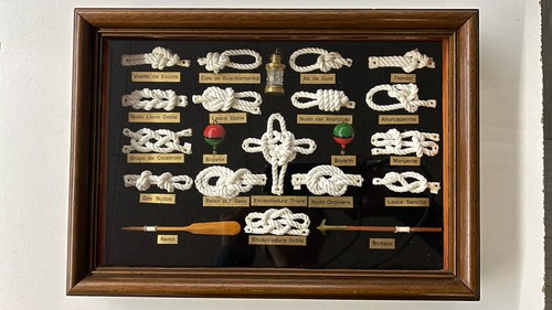 Große maritime knotentafel - maritime,