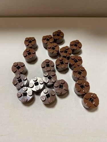 Lego 2x2 rundstein 3941 braun - 2x2,