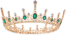 Grün strass krone - grün,