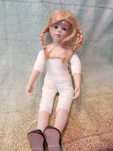 Porcelain doll künstlerpuppe - porcelain,