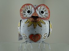 Eule windlicht metall - eule,