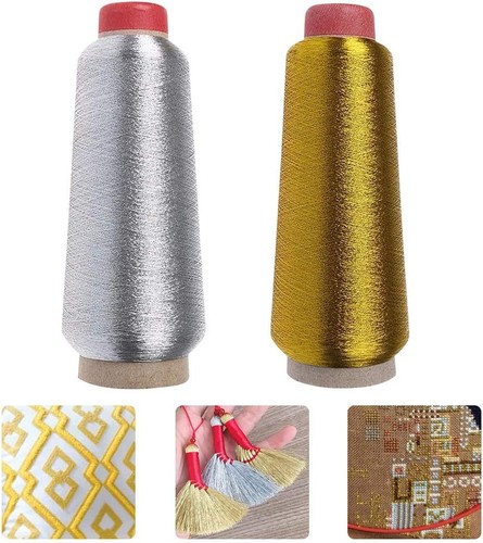 Polyester stickgarn gold - stickgarn,