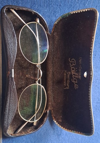 Alte antike nickelbrille - alte,