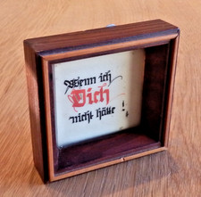 Alter Spruch handgemalt auf