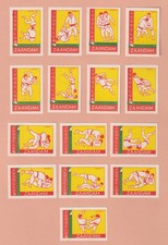 Streichholzetiketten Serie