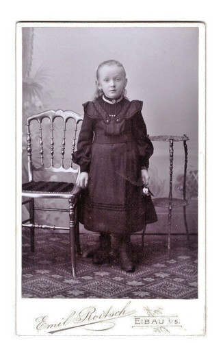 Cdv foto 1900 mädchen - foto, um