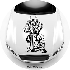 Aufkleber Wikinger mit Schwert