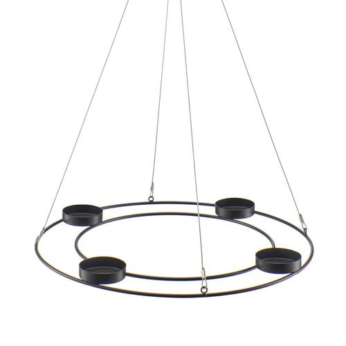 Hängender adventskranz ø40cm - hängender,