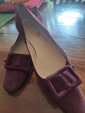 ED MEIER Pumps 39,5 Wildleder neuwertig TOP Farbe Bourduex top aktuell